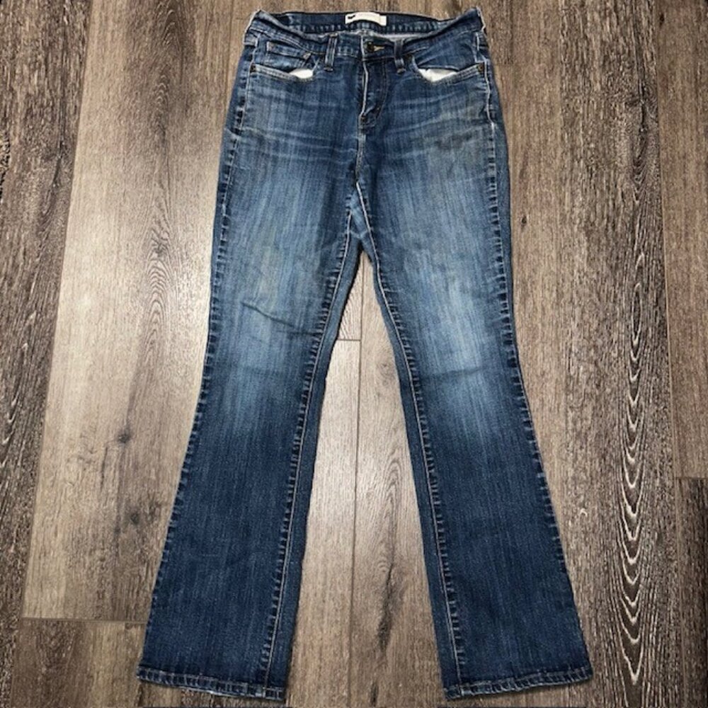 Levis 515 Jeans Womens 6 M Boot Cut Mid Rise Medium Wash Denim Stretch 28x32
